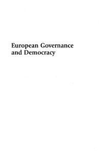 Cover image: European Governance and Democracy 9780742529342