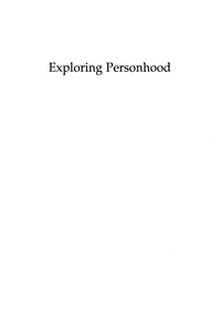 Omslagafbeelding: Exploring Personhood 9780742548374