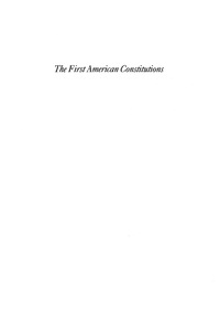 Immagine di copertina: The First American Constitutions 9780742520691