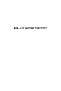 Titelbild: For and Against the State 9780847681648