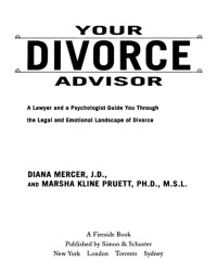 Cover image: Your Divorce Advisor 9780684870687