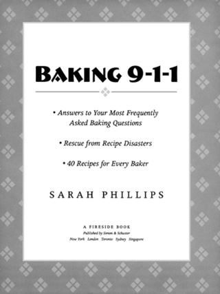 Cover image: Baking 9-1-1 9780743246828