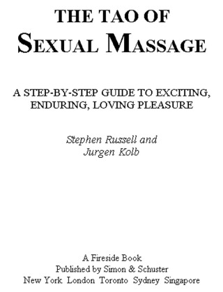 Cover image: The Tao of Sexual Massage 9780743246095