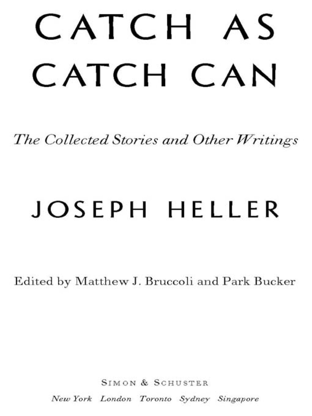 Catch As Catch Can eBook