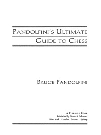 Cover image: Pandolfini's Ultimate Guide to Chess 9780743226172