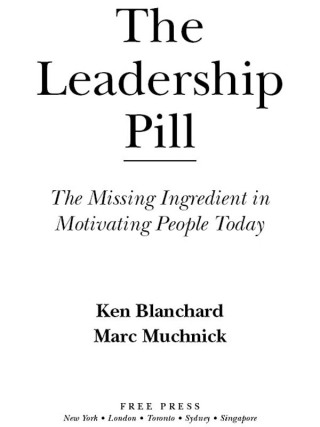 Cover image: The Leadership Pill 9780743250016