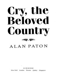 Cover image: Cry, the Beloved Country 9780743262170