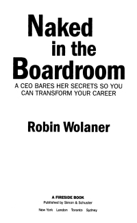 Cover image: Naked in the Boardroom 9780743282840
