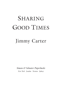 Cover image: Sharing Good Times 9780743270687