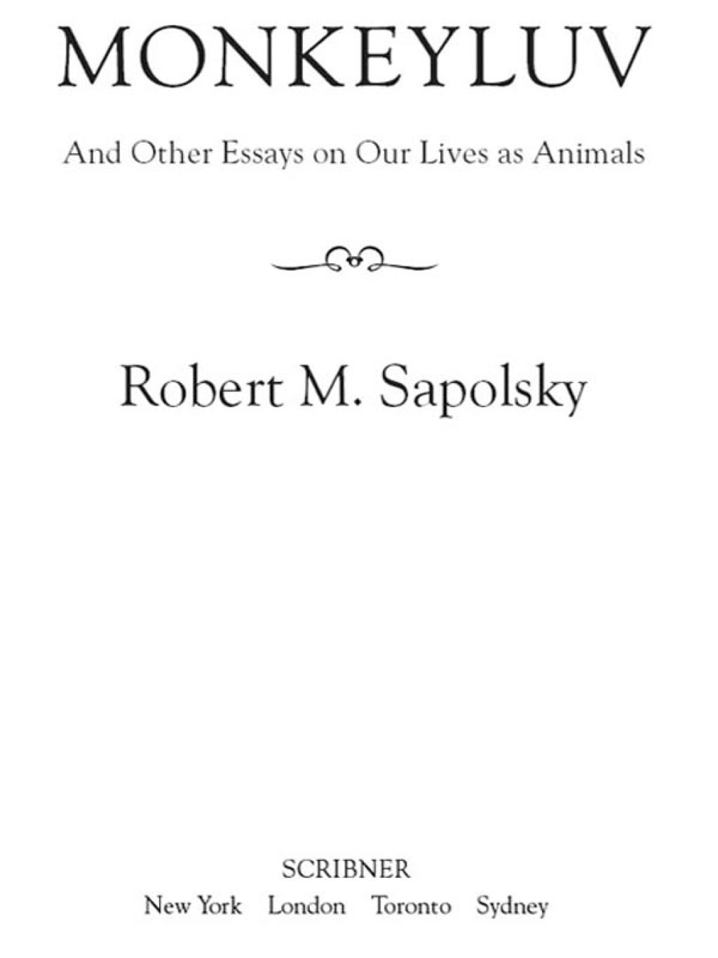 Monkeyluv (eBook)