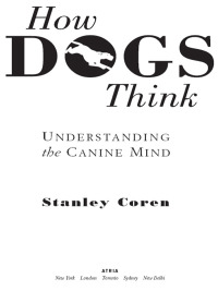 Cover image: How Dogs Think 9780743222334