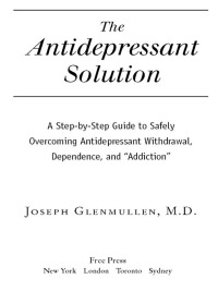 Cover image: The Antidepressant Solution 9780743269735