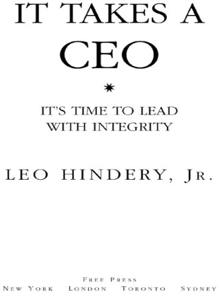 Cover image: It Takes a CEO 9780743269865