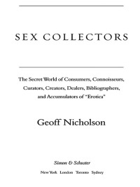 Cover image: Sex Collectors 9780743265874