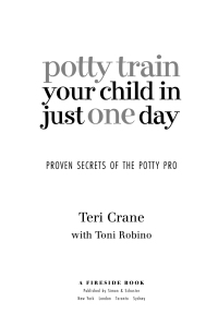 Cover image: Potty Train Your Child in Just One Day 9780743273138