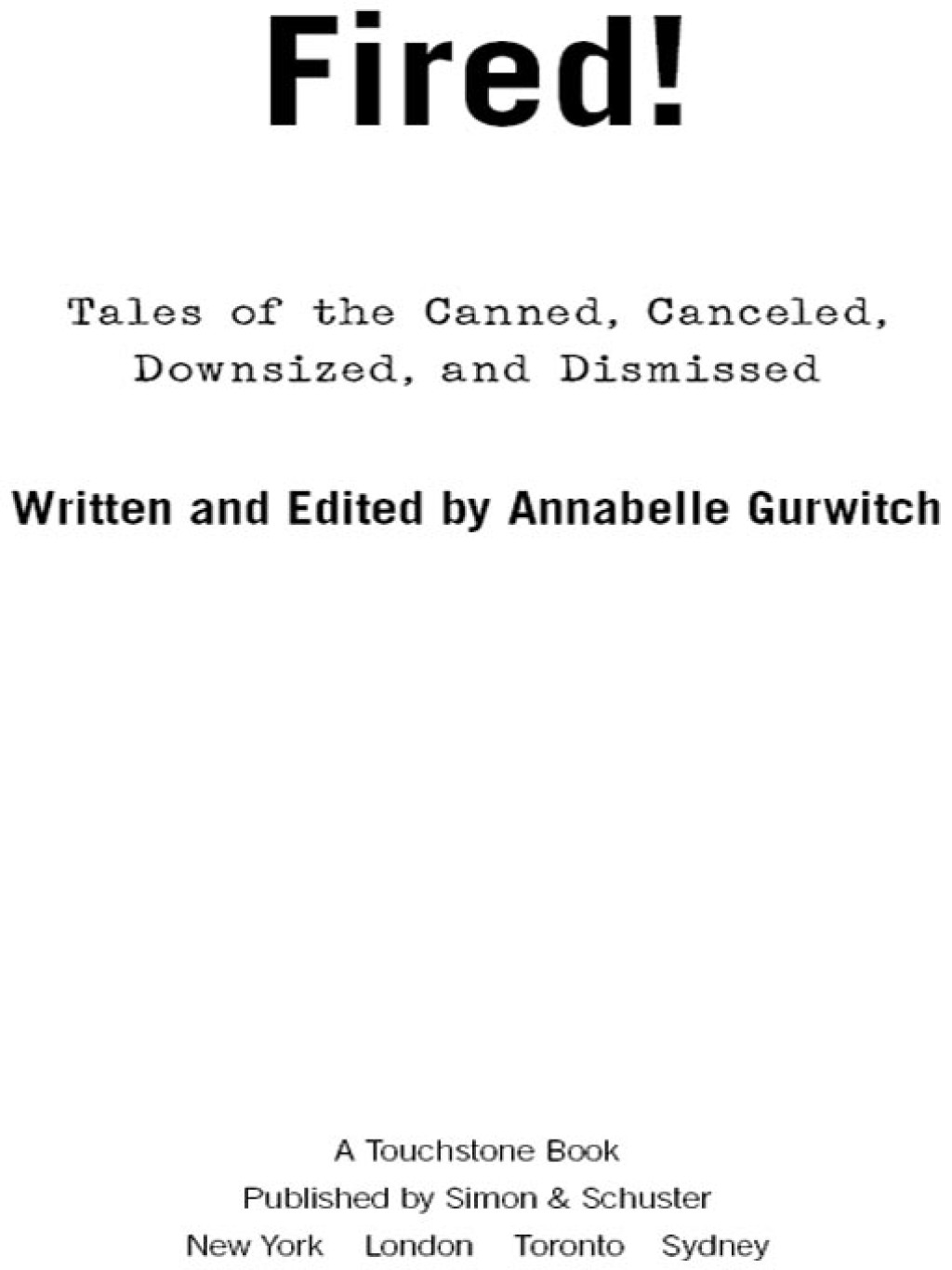Fired eBook