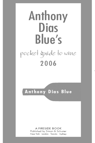 Cover image: Anthony Dias Blue's Pocket Guide to Wine 2007 9780743265096