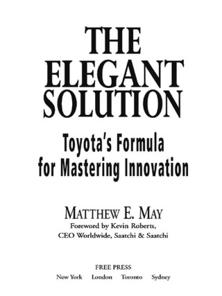Cover image: The Elegant Solution 9780743290197