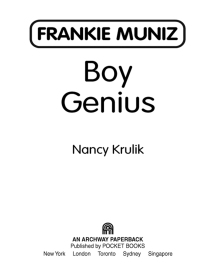 Cover image: Frankie Muniz Boy Genius 9780743412544