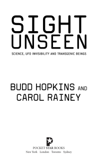 Cover image: Sight Unseen 9780743412193