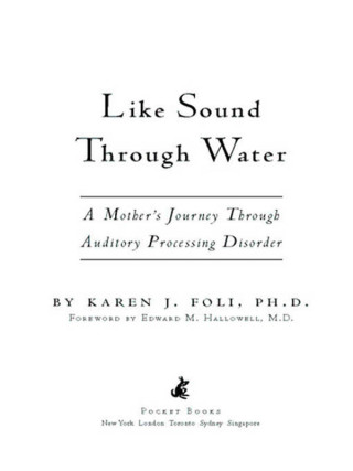 Cover image: Like Sound Through Water 9780743421997