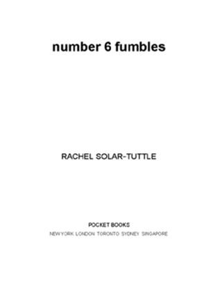 Cover image: Number 6 Fumbles 9780743428514