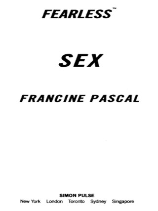 Cover image: Sex 9780743440547