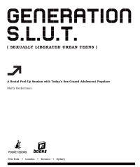 Cover image: Generation S.L.U.T. 9780743471091