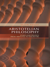 صورة الغلاف: Aristotelian Philosophy 1st edition 9780745619767