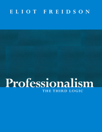 Cover image: Professionalism 1st edition 9780745603308