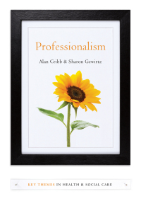 Imagen de portada: Professionalism 1st edition 9780745653174