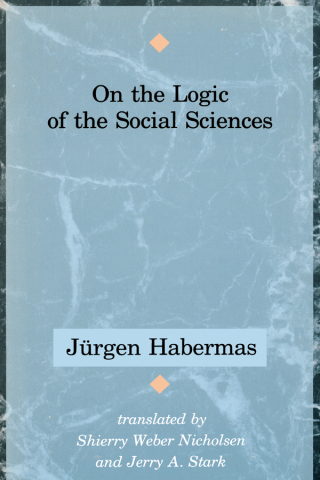 Cover image: On the Logic of the Social Sciences 1st edition 9780745605418