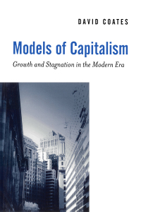 Imagen de portada: Models of Capitalism 1st edition 9780745620596