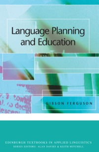 表紙画像: Language Planning and Education 9780748612628