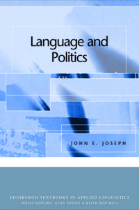 Cover image: Language and Politics 9780748624539