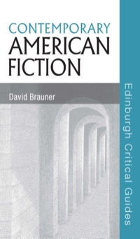 Cover image: Contemporary American Fiction 9780748622689