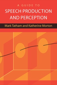 Titelbild: A Guide to Speech Production and Perception 9780748636525