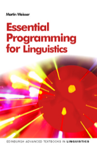 Cover image: Essential Programming for Linguistics 9780748638567