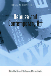 Cover image: Deleuze and Contemporary Art 9780748638383