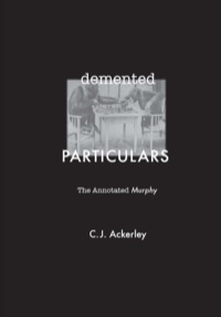 Cover image: Demented Particulars: The Annotated 'Murphy' 9780748641505