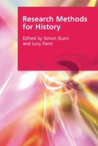 Cover image: Research Methods for History 9780748642045