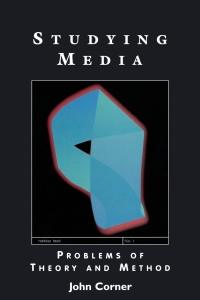 Imagen de portada: Studying Media: Problems of Theory and Method 9780748610679