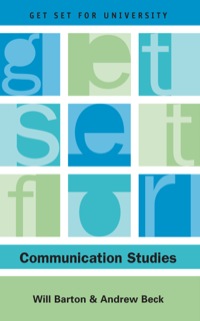 Imagen de portada: Get Set for Communication Studies 9780748620296