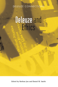 Imagen de portada: Deleuze and Ethics 9780748641161