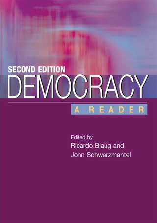 Cover image: Democracy 2nd edition 9780748696123
