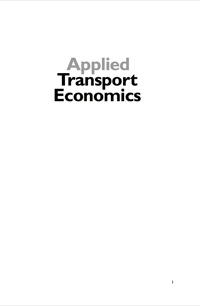 Cover image: Applied Transport Economics 3rd edition 9780749439644
