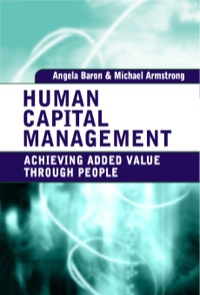 Cover image: Human Capital Management 1st edition 9780749453848