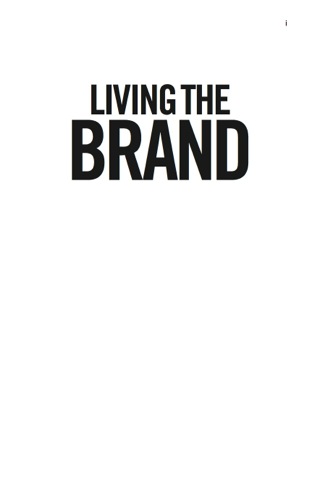 Imagen de portada: Living the Brand 3rd edition 9780749450830