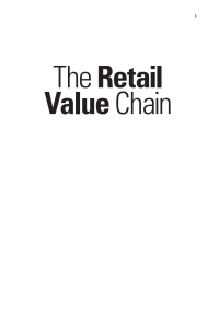 Imagen de portada: The Retail Value Chain 1st edition 9780749454562
