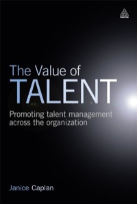Cover image: The Value of Talent 1st edition 9780749459840